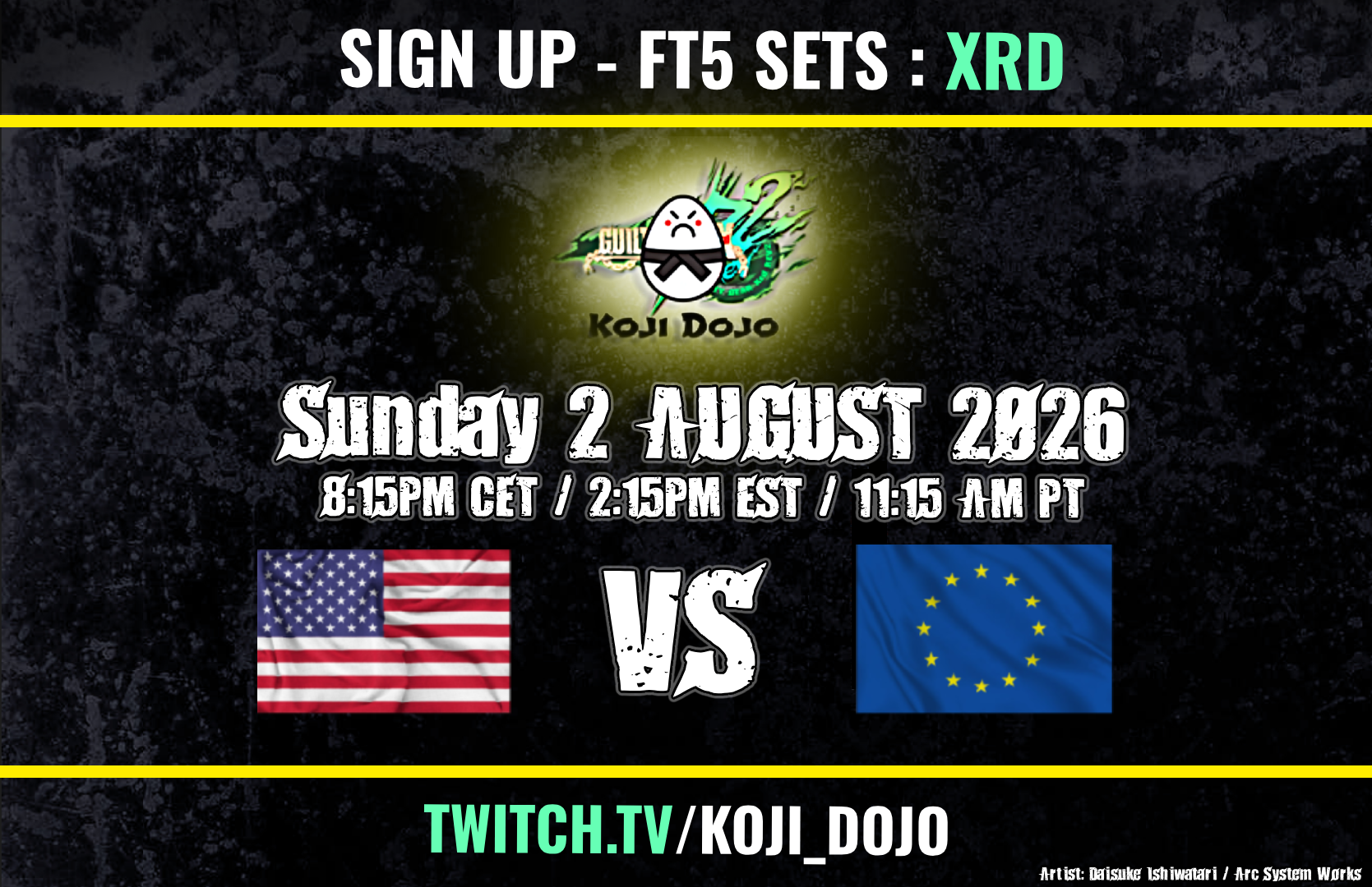 Koji Dojo Xrd FT5 signup event banner